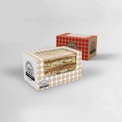Sandwich Box Square with Window